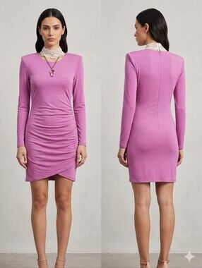 KIRUNDO LADIES DRESS SIZE medium in a beautiful purple color polyester
